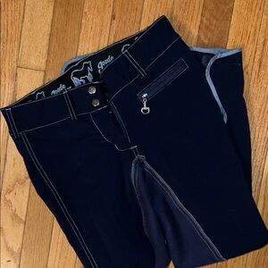 Goode Rider Full Seat Breeches 30R Navy